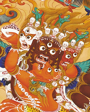 Hayagrīva thangka