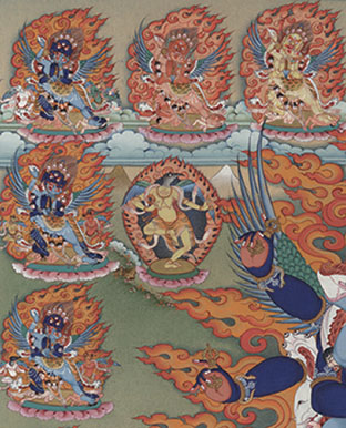 Vajrakīlaya thangka